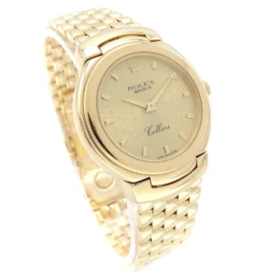 Rolex Geneve Cellini Gold Nugget Watch