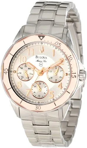 Bulova Women Marine Star Stainless Steel Watch